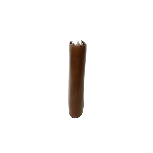 TYK brown wallet side view