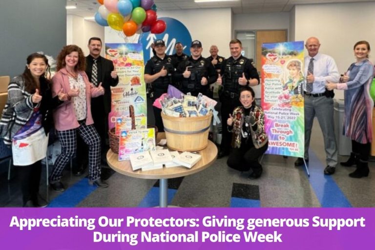 Appreciating Our Protectors Giving generous Support During National Police Week