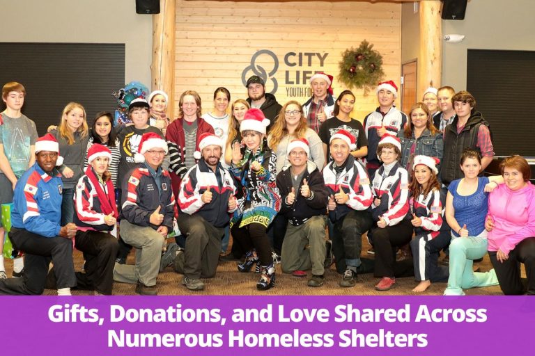 Gifts, Donations, and Love Shared Across Numerous Homeless Shelters