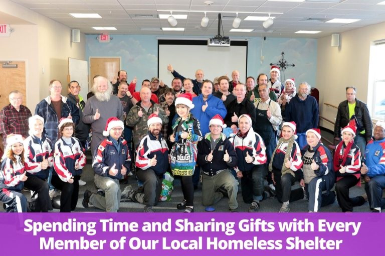 Spending Time and Sharing Gifts with Every Member of Our Local Homeless Shelter