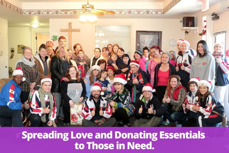 Spreading Love and Donating Essentials to Those in Need.